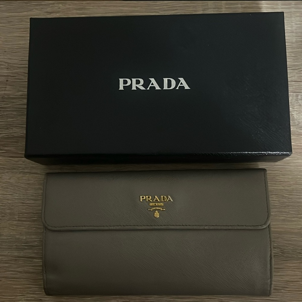 Authentic Preowned Prada Saffiano Wallet